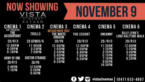 Vista Mall Bataan Movie Schedule .